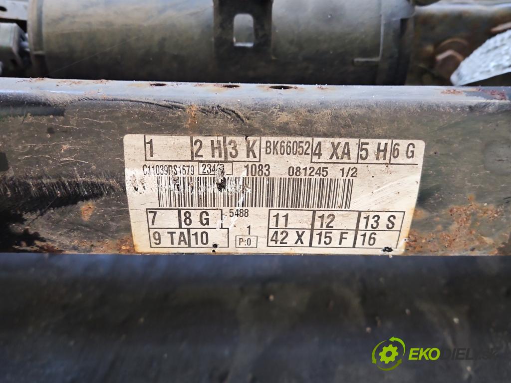 Ford Focus Mk3 2010-2018 1.6 16v 105 HP manual 77 kW 1596 cm3 5- zadna výstuha  (Výstuha zadná)