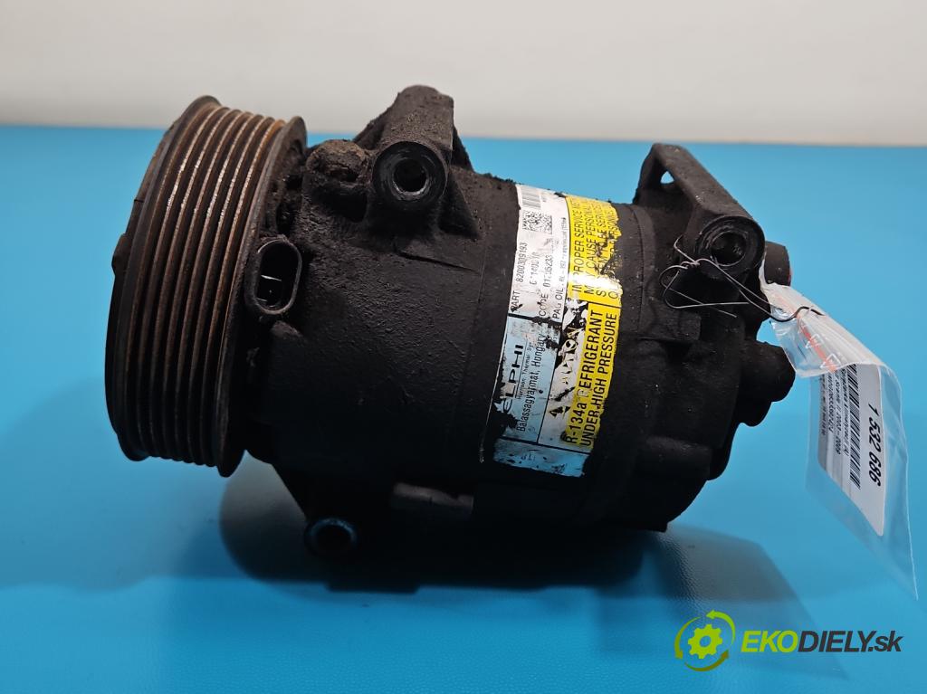 Renault Scenic II 2003-2009 1.9 dci 120 hp manual 88 kW 1870 cm3 5- Kompresor: klíma 8200309193 (Kompresor klimatizace)