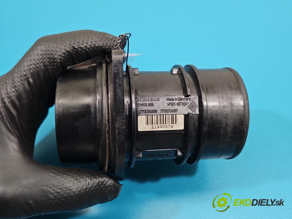 Renault Laguna II 2001-2007 1.9 dci 120 HP manual 88 kW 1870 cm3 5- průtokoměr: 5WK9609 (Váha vzduchu)