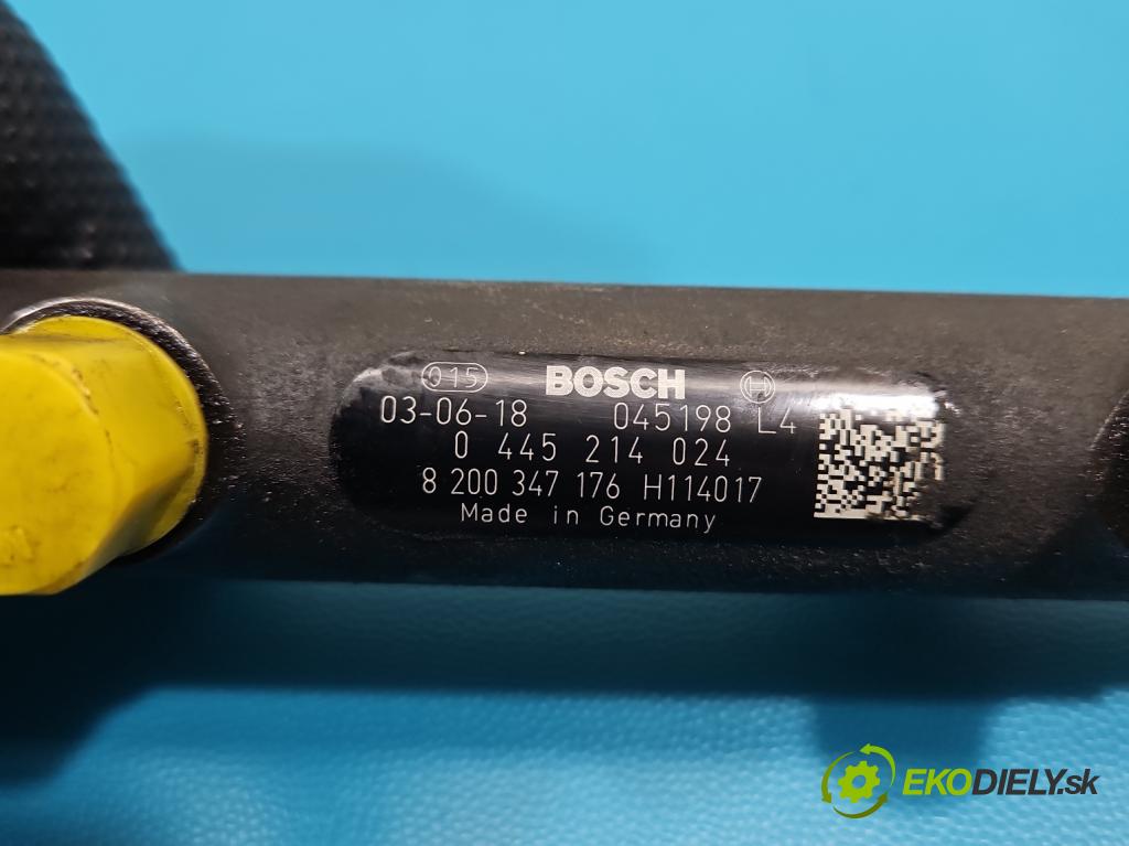 Renault Laguna II 2001-2007 1.9 dci 120 HP manual 88 kW 1870 cm3 5- lišta vstrekovacia 0445214024 (Vstrekovacia lišta)