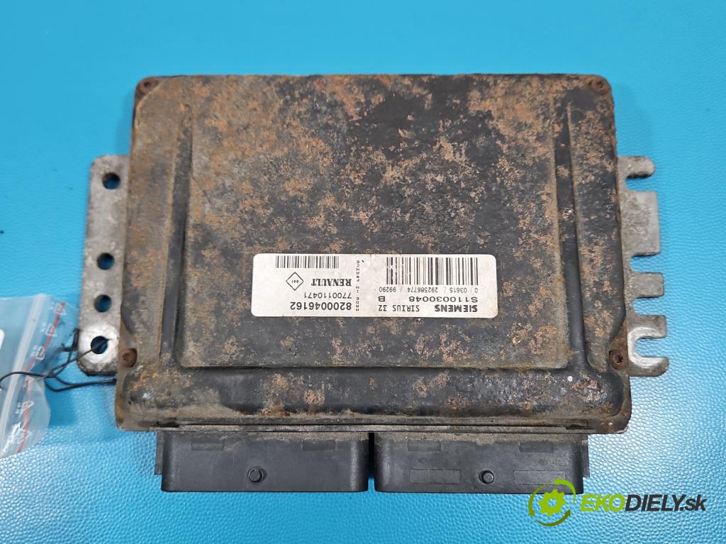 Renault Megane I 1995-2003 1.4 16V 95 HP manual 70 kW 1390 cm3 5- riadiaca jednotka motora 8200046162