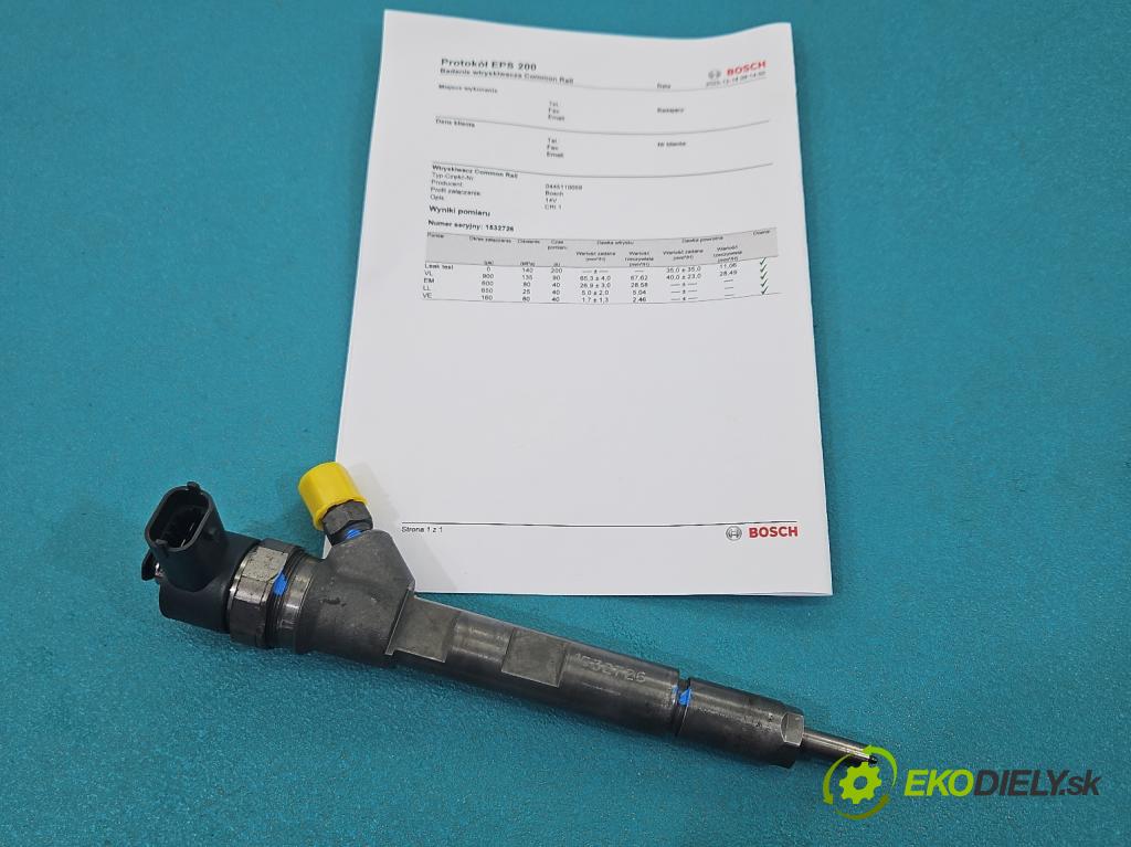 Chrysler Voyager IV 2000-2007 2.8 CRD 150 HP automatic 110 kW 2776 cm3 5- vstrek 0445110059 (Vstrekovač paliva)