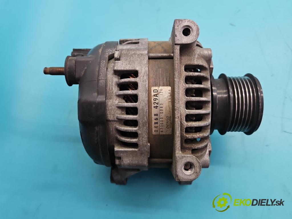 Chrysler Voyager IV 2000-2007 2.8 CRD 150 HP automatic 110 kW 2776 cm3 5- Alternator 04868-429AD (Alternátor)