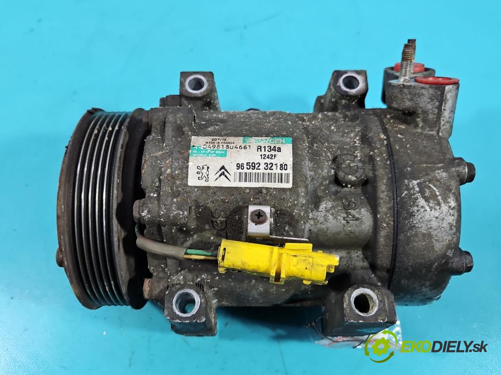 Peugeot 807 2002-2014 2.0 16V 140 hp manual 103 kW 1997 cm3 5- Kompresor: klíma 9659232180 (Kompresor klimatizace)