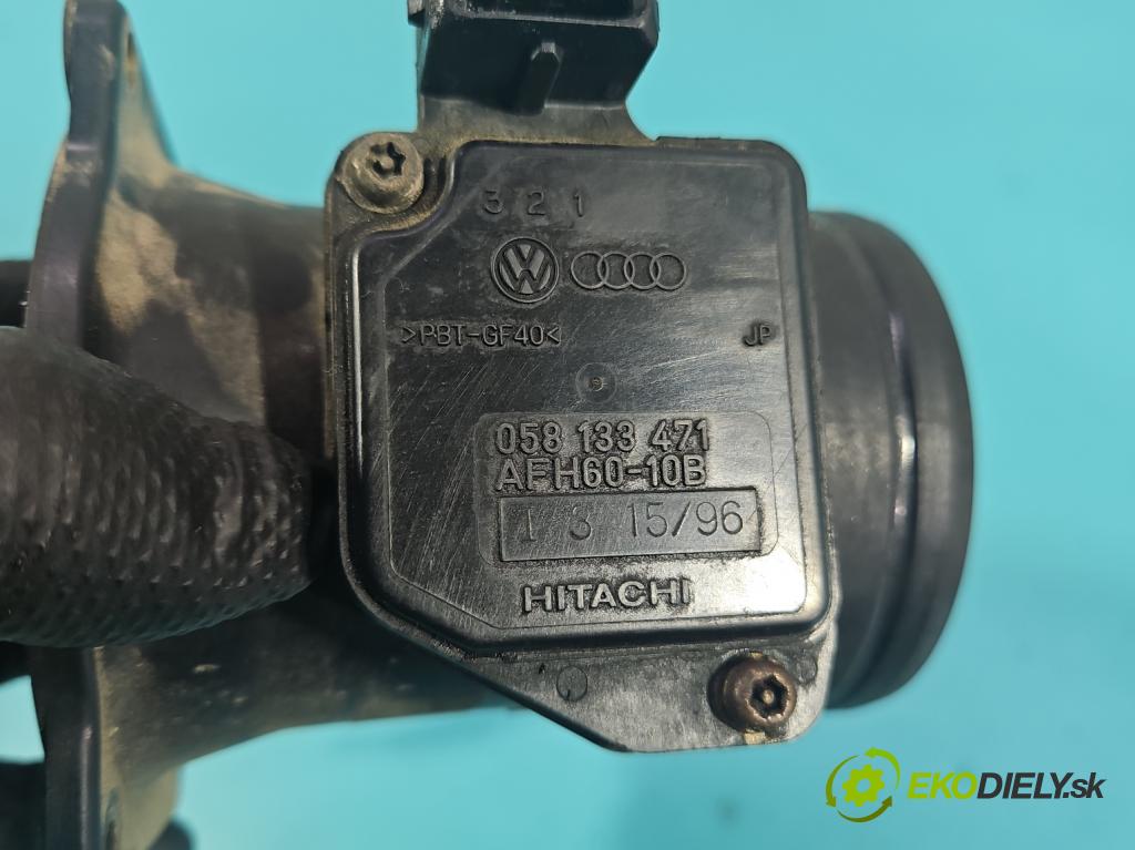 Audi A3 8L 1996-2003 1.8 20v 125 HP manual 92 kW 1781 cm3 3- průtokoměr: 058133471 (Váha vzduchu)