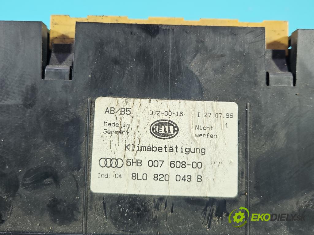 Audi A3 8L 1996-2003 1.8 20v 125 HP manual 92 kW 1781 cm3 3- panel kúrenia 8L0820043B
