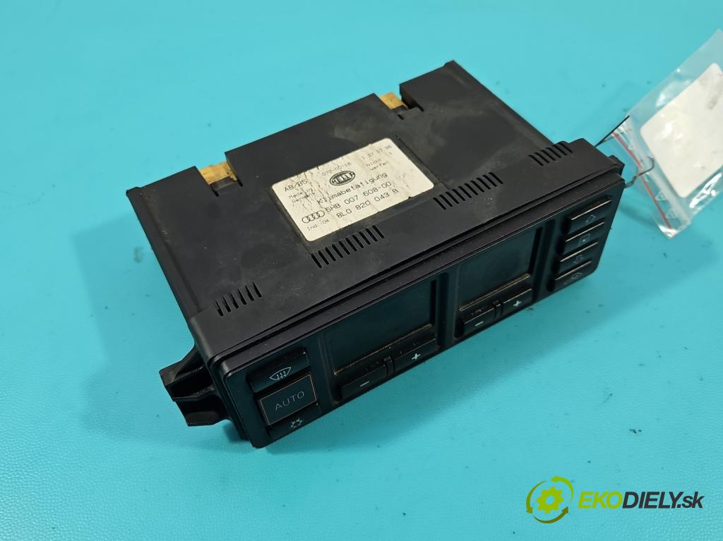 Audi A3 8L 1996-2003 1.8 20v 125 HP manual 92 kW 1781 cm3 3- panel kúrenia 8L0820043B