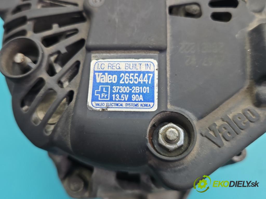 Kia Ceed I 2006-2012 1.4 16v 109 HP manual 80 kW 1396 cm3 5- Alternator 37300-2B101 (Alternátor)