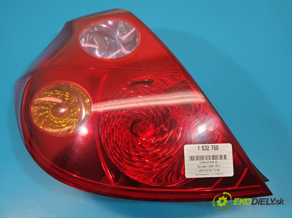 Kia Ceed I 2006-2012 1.4 16v 109 HP manual 80 kW 1396 cm3 5- svetlo / reflektor zadné ľavé 92401-1H0 (Kľučka dverí ostatné)