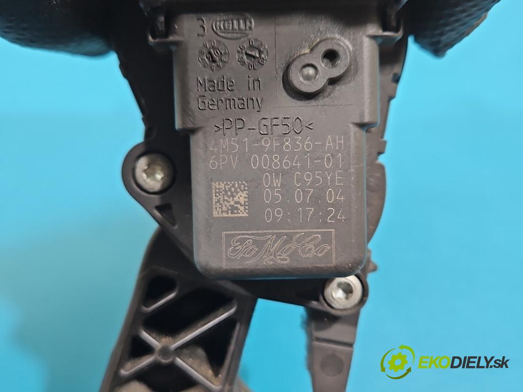 Volvo V50 2.4 20v 170 hp manual 125 kW 2435 cm3 5- pedal plyn: potenciometr: 4M51-9F836-AH