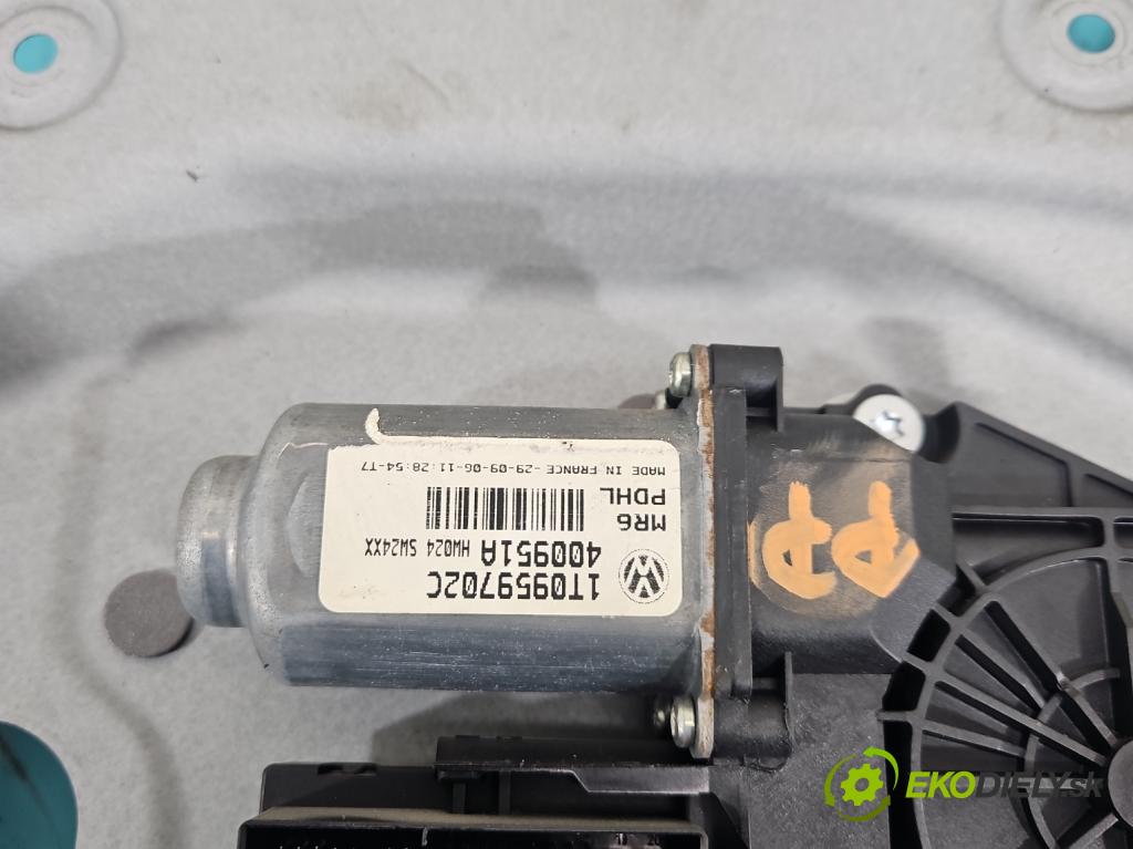 Vw Touran I 2003-2015 2.0 TDI 136 HP manual 100 kW 1968 cm3 5- mechanizmus okna predné pravý 1T1837730AG