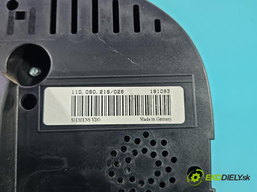 Vw Touran I 2003-2015 2.0 TDI 136 HP manual 100 kW 1968 cm3 5- prístrojovka/ budíky 1T0920872F (Prístrojová doska)