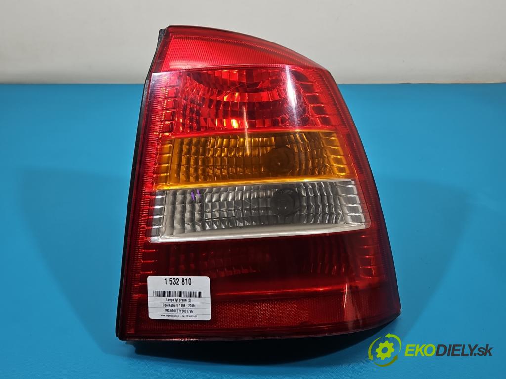 Opel Astra II 1998-2009 1.8 16V 116 HP manual 85 kW 1796 cm3 2- svetlo / reflektor zadné pravé  (Kľučka dverí ostatné)