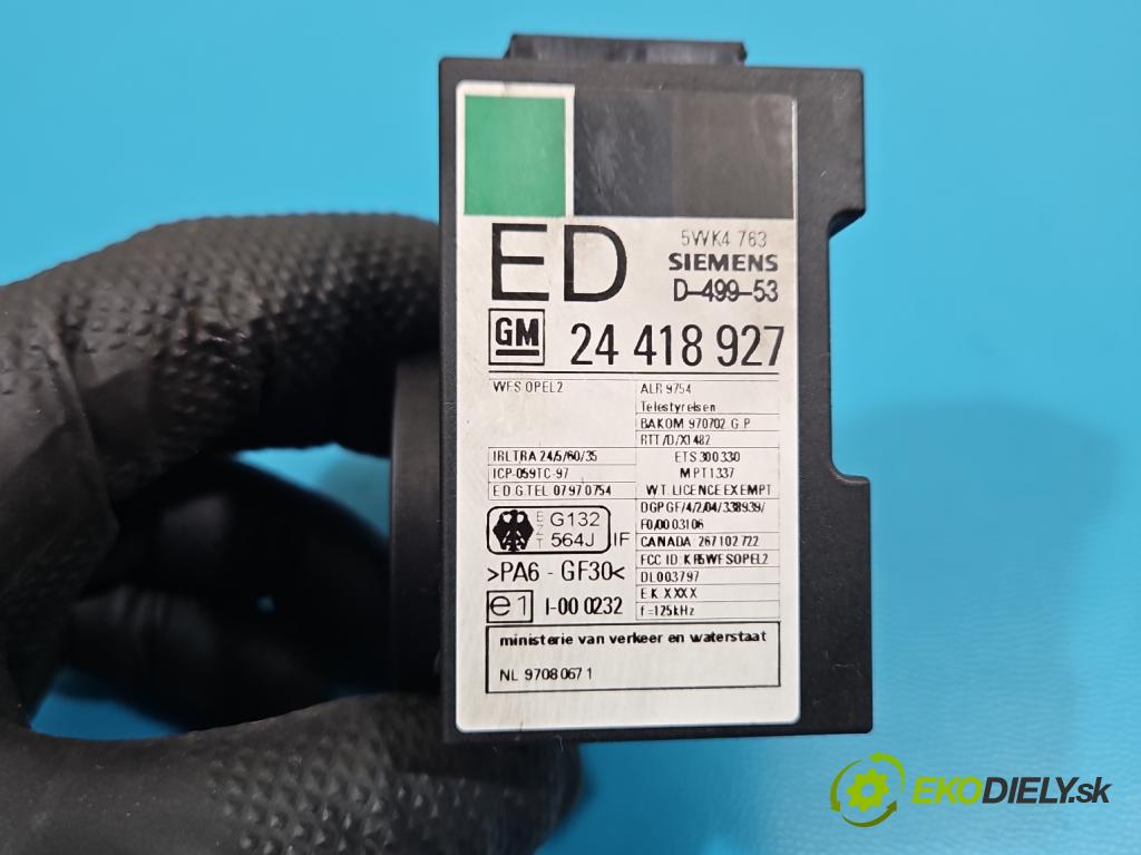 Opel Astra II 1998-2009 1.8 16V 116 HP manual 85 kW 1796 cm3 2- riadiaca jednotka motora 90560476