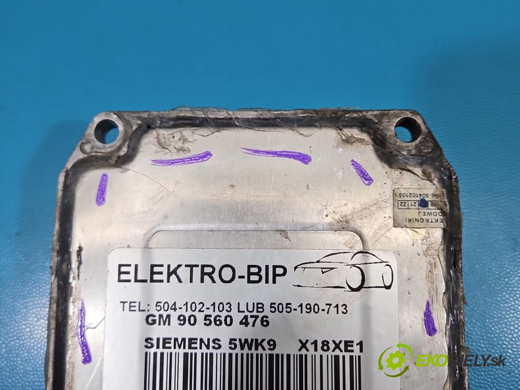 Opel Astra II 1998-2009 1.8 16V 116 HP manual 85 kW 1796 cm3 2- riadiaca jednotka motora 90560476