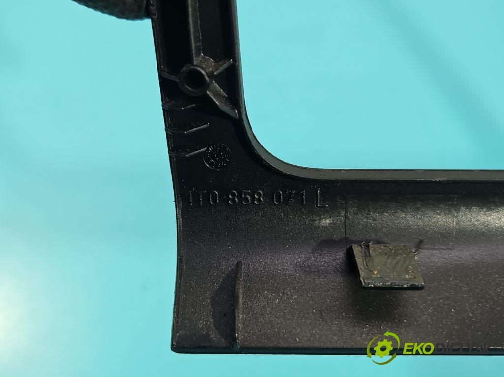 Vw Touran I 2003-2015 2.0 TDI 136 HP manual 100 kW 1968 cm3 5- Rám: rádio: 1T0858071L