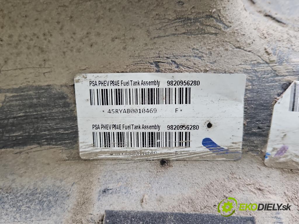 Peugeot 3008 II 2016-2023 1.6 T 300 HP automatic 221 kW 1598 cm3 5- Nádrž: palivo 9820956280 (Palivová nádrž)