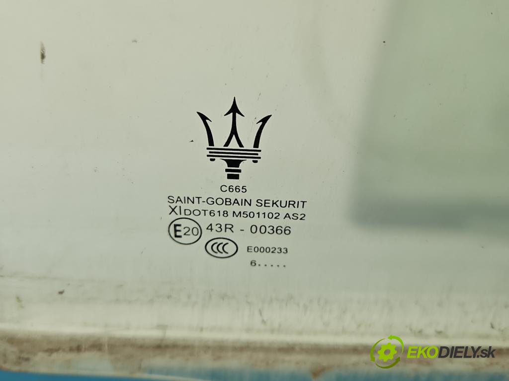 Maserati Quattroporte VI 13- 3.0 V6 automatic 301 kW 2979 cm3 4- sklo dvere zadné ľavé
