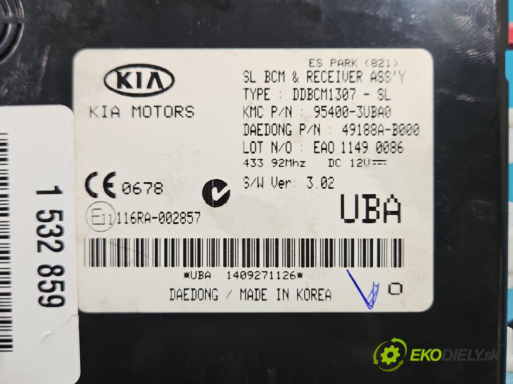 Kia Sportage III 2010-2015 1.6 GDI 135 hp manual 99 kW 1591 cm3 5- řídící jednotka komfortu 95400-3UBA0