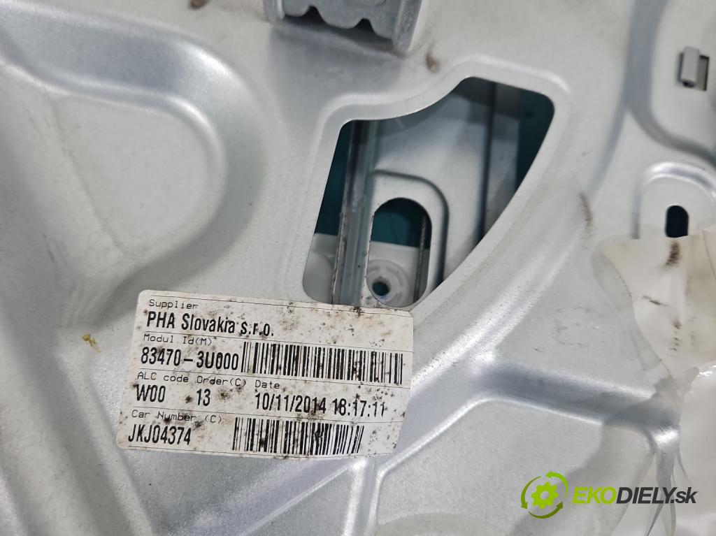 Kia Sportage III 2010-2015 1.6 GDI 135 HP manual 99 kW 1591 cm3 5- mechanizmus okna zadné ľavý 83470-3U000