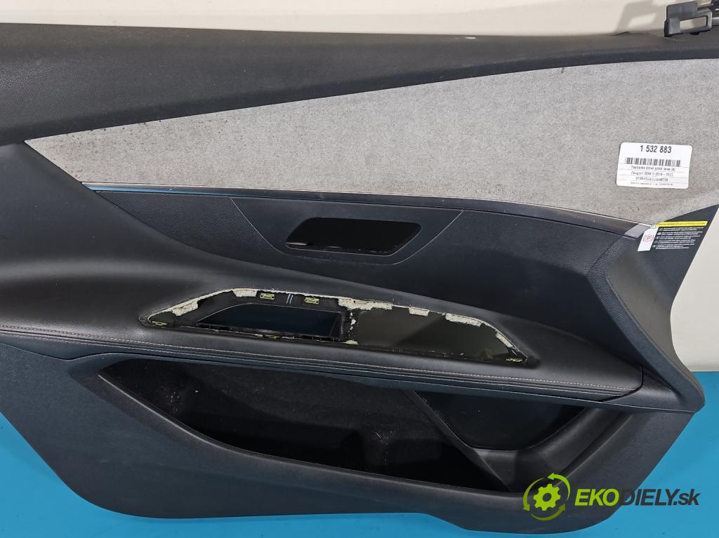 Peugeot 3008 II 2016-2023 1.6 T 300 HP automatic 221 kW 1598 cm3 5- Čalounictví: dvere predné ľavé