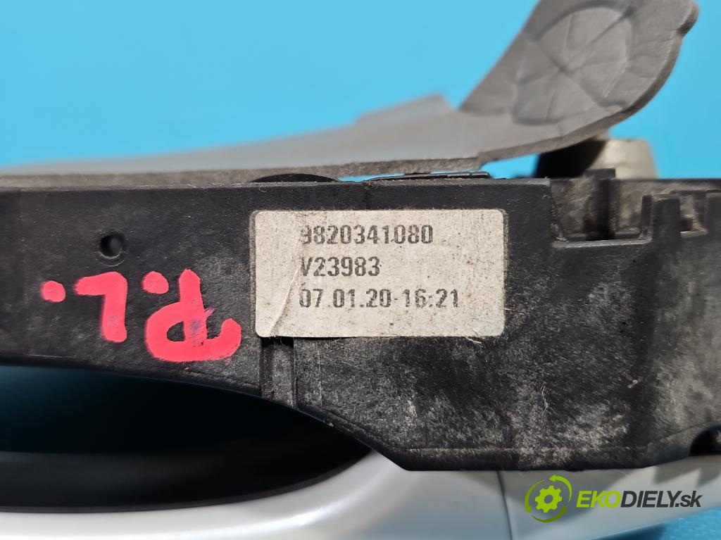 Peugeot 3008 II 2016-2023 1.6 T 300 HP automatic 221 kW 1598 cm3 5- rukoväť predné ľavé mimo: 9686433780U (Kľučka dverí vonkajšia predná ľavá)