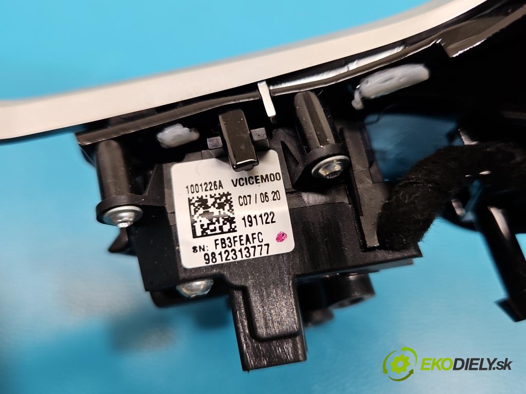 Peugeot 3008 II 2016-2023 1.6 T 300 HP automatic 221 kW 1598 cm3 5- prepínač multifunkční: řízení: 9812313777 (Prepínacie páčky pod volantom)