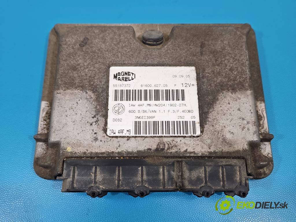 Fiat Seicento 1.1 54 HP manual 40 kW 1108 cm3 3- riadiaca jednotka motora IAW4AFM9