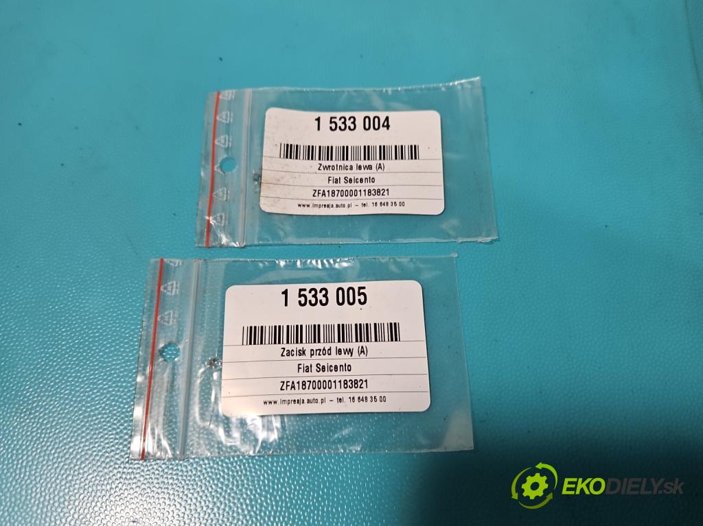 Fiat Seicento 1.1 54 hp manual 40 kW 1108 cm3 3- náboj levé  (Náboj kola)