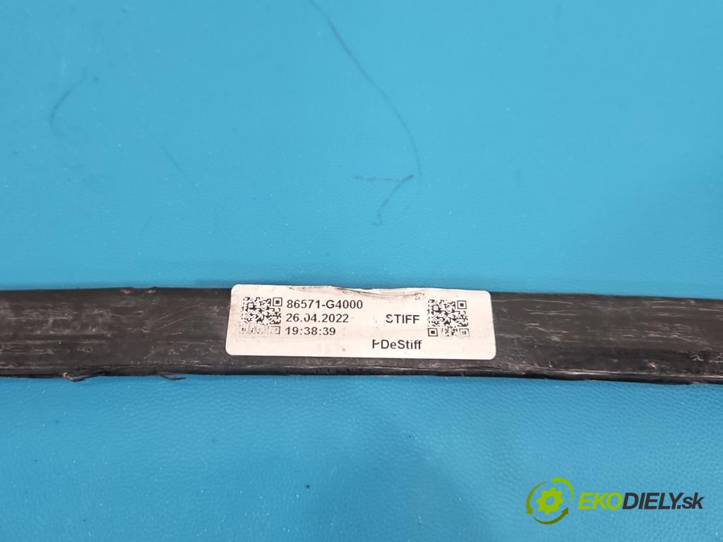 Hyundai I30 III 2016- 1.5 DPI 16V 110 hp manual 80.9 kW 1498 cm3 5- výztuha nárazníku přední 86571-G4000