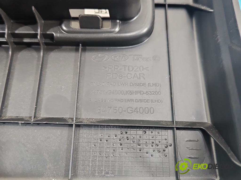 Hyundai I30 III 2016- 1.5 DPI 16V 110 hp manual 80.9 kW 1498 cm3 5- kryt plastová 84750-G4000