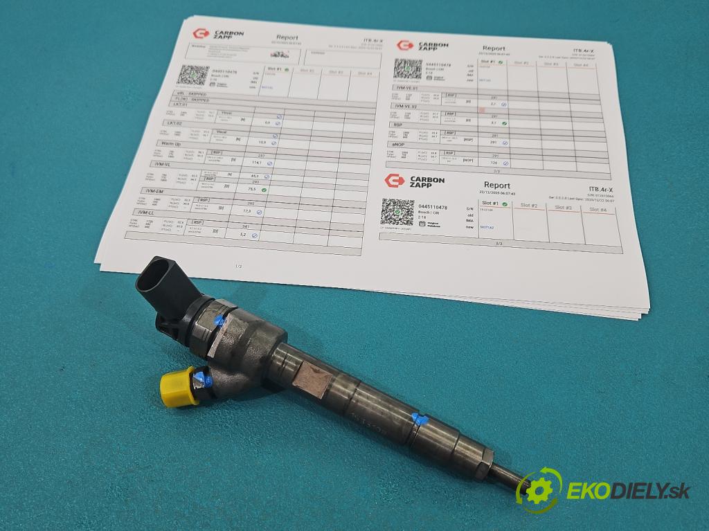 Bmw 3 F30 2011-2018 2.0d 184hp manual 135 kW 1995 cm3 5- vstrek 0445110478 (Vstrekovač paliva)