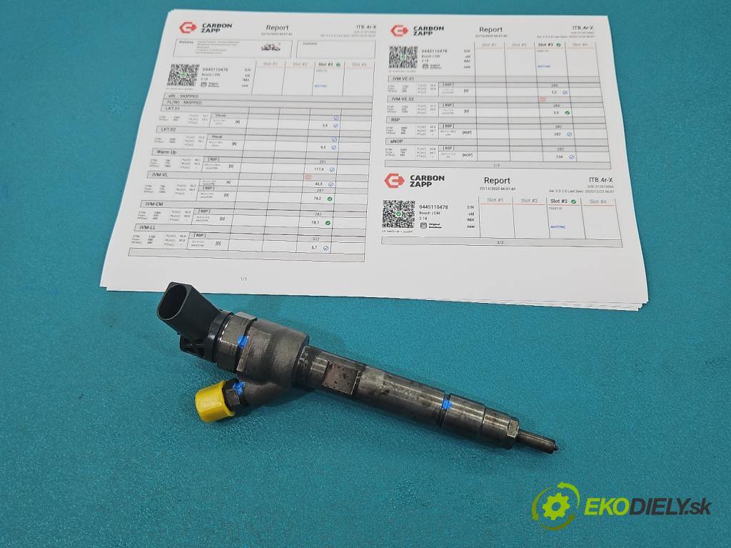 Bmw 3 F30 2011-2018 2.0d 184hp manual 135 kW 1995 cm3 5- vstrek 0445110478 (Vstrekovač paliva)