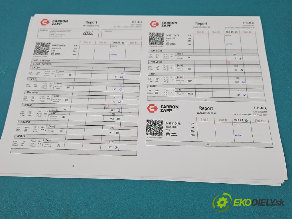 Bmw 3 F30 2011-2018 2.0d 184hp manual 135 kW 1995 cm3 5- vstrek 0445110478 (Vstrekovač paliva)
