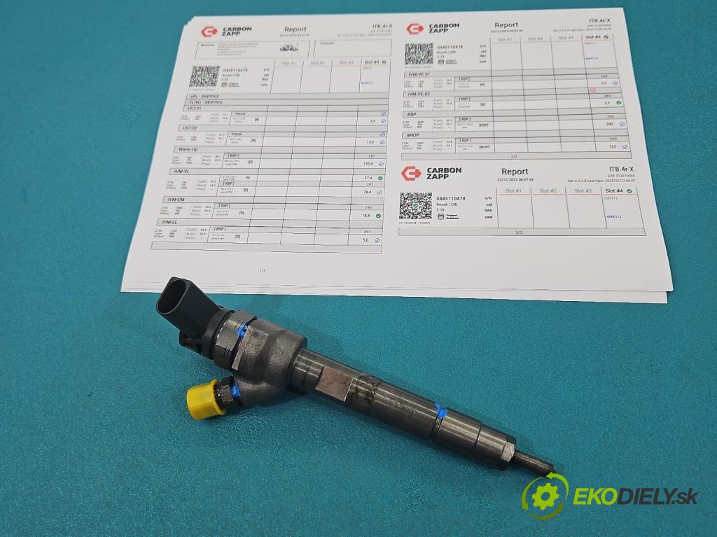 Bmw 3 F30 2011-2018 2.0d 184hp manual 135 kW 1995 cm3 5- vstrek 0445110478 (Vstrekovač paliva)