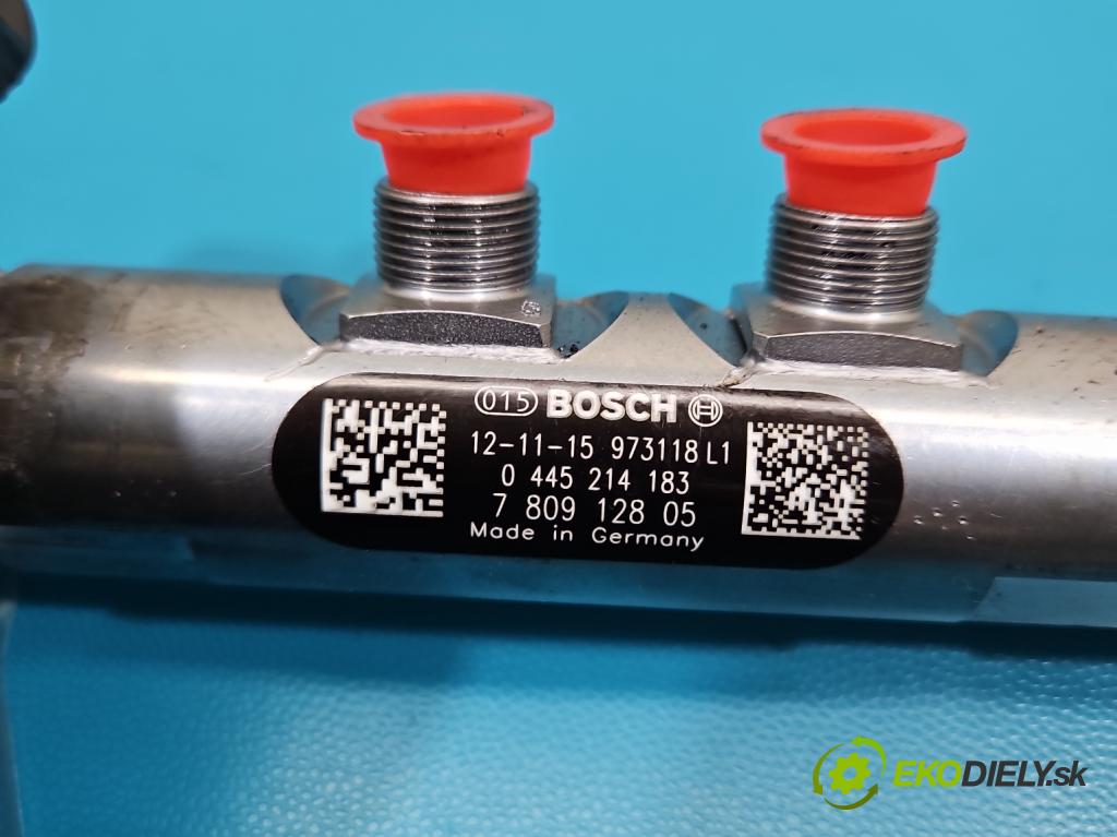 Bmw 3 F30 2011-2018 2.0d 184 hp manual 135 kW 1995 cm3 5- lišta vstřikovací 0445214183 (Vstřikovací lišta)