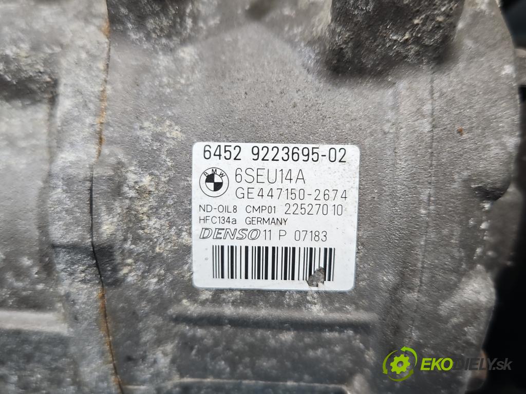 Bmw 3 F30 2011-2018 2.0d 184hp manual 135 kW 1995 cm3 5- Kompresor: klimatizácie 9223695 (Kompresor klimatizácie)
