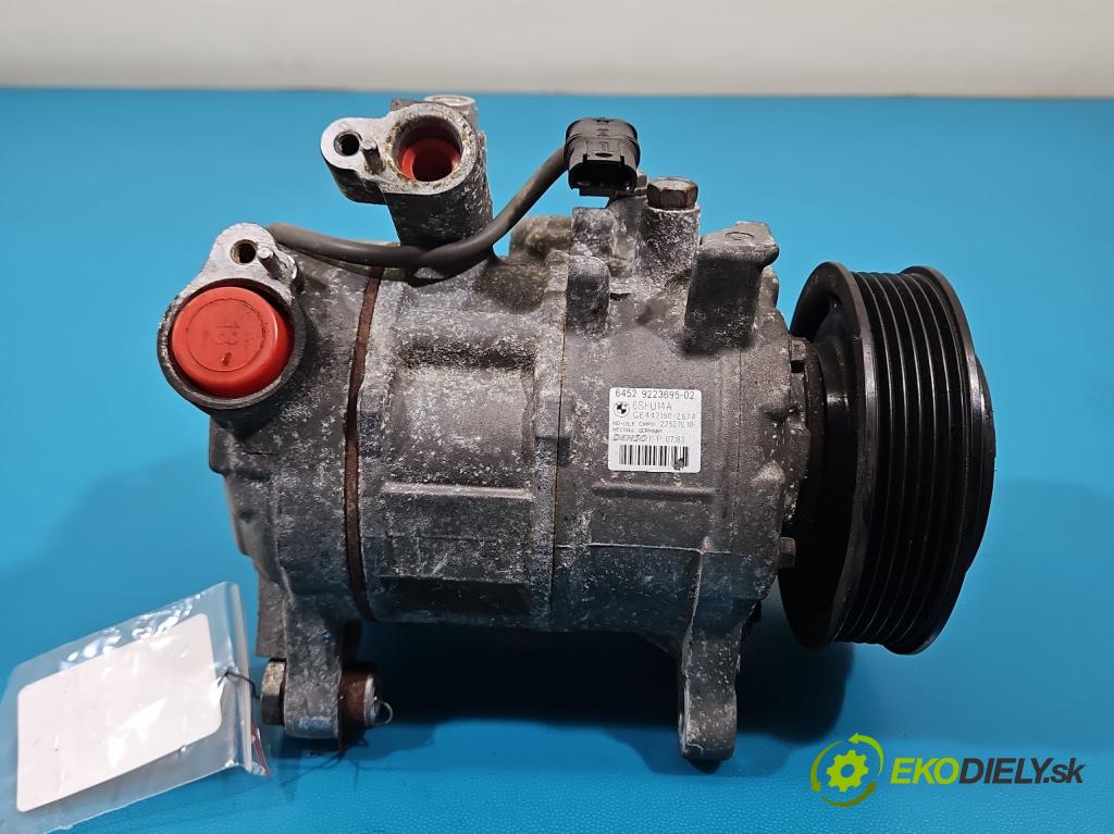 Bmw 3 F30 2011-2018 2.0d 184hp manual 135 kW 1995 cm3 5- Kompresor: klimatizácie 9223695 (Kompresor klimatizácie)