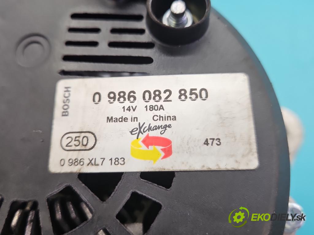 Bmw 3 F30 2011-2018 2.0d 184hp manual 135 kW 1995 cm3 5- Alternator 0986082850 (Alternátor)