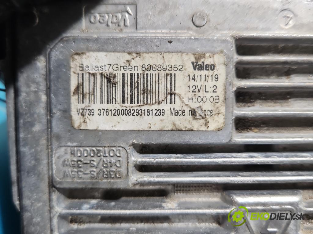 Maserati Quattroporte II 13- 3.0 V6 automatic 301 kW 2979 cm3 4- střídač: xenon 89089352 (Riadiaca jednotka xenónu)