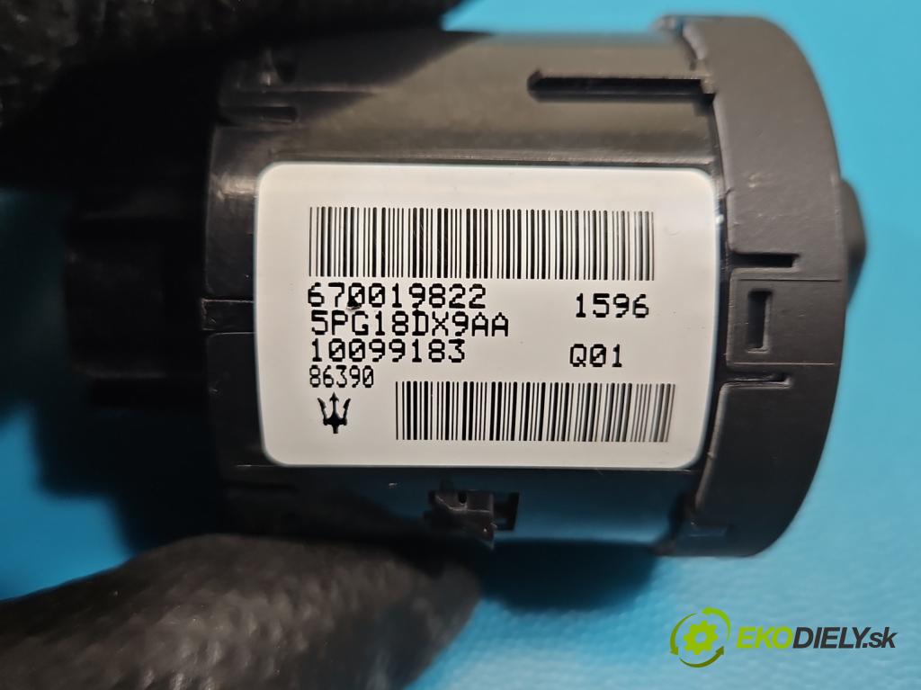 Maserati Quattroporte VI 13- 3.0 V6 automatic 301 kW 2979 cm3 4- Přepínač světel na deska: 670019822