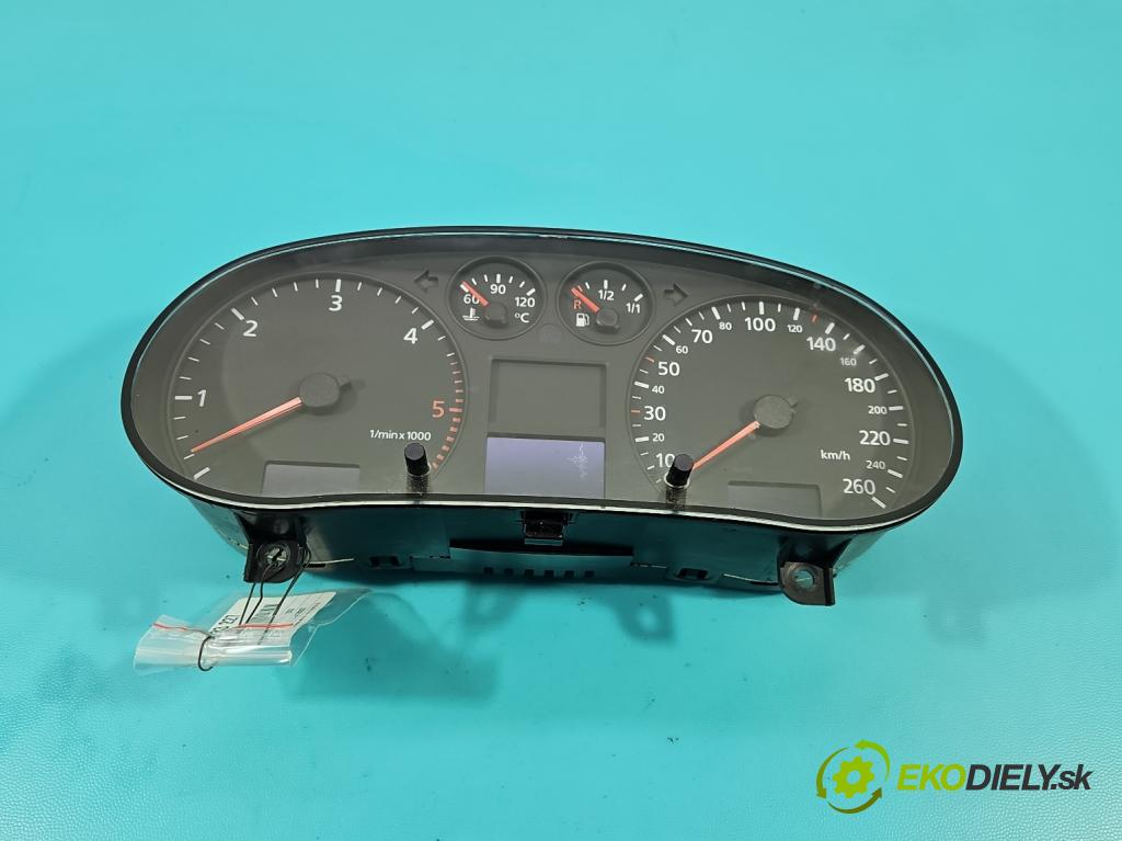 Audi A3 8L 1996-2003 1.9 TDI 110 HP manual 81 kW 1896 cm3 3- prístrojovka/ budíky 8L0920900 (Prístrojová doska)