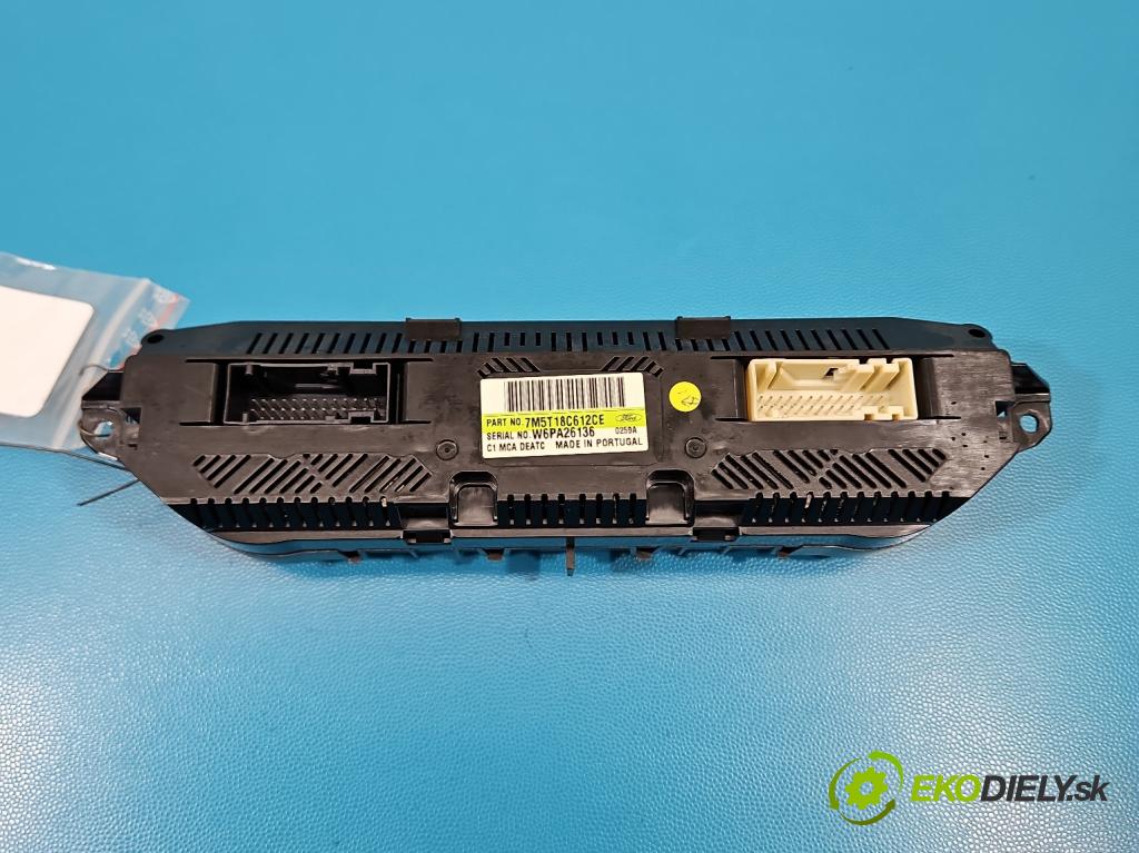 Ford Kuga Mk1 2008-2013 2.0 tdci 136hp manual 100 kW 1997 cm3 5- palubní deska panel topení 7M5T18C612CE