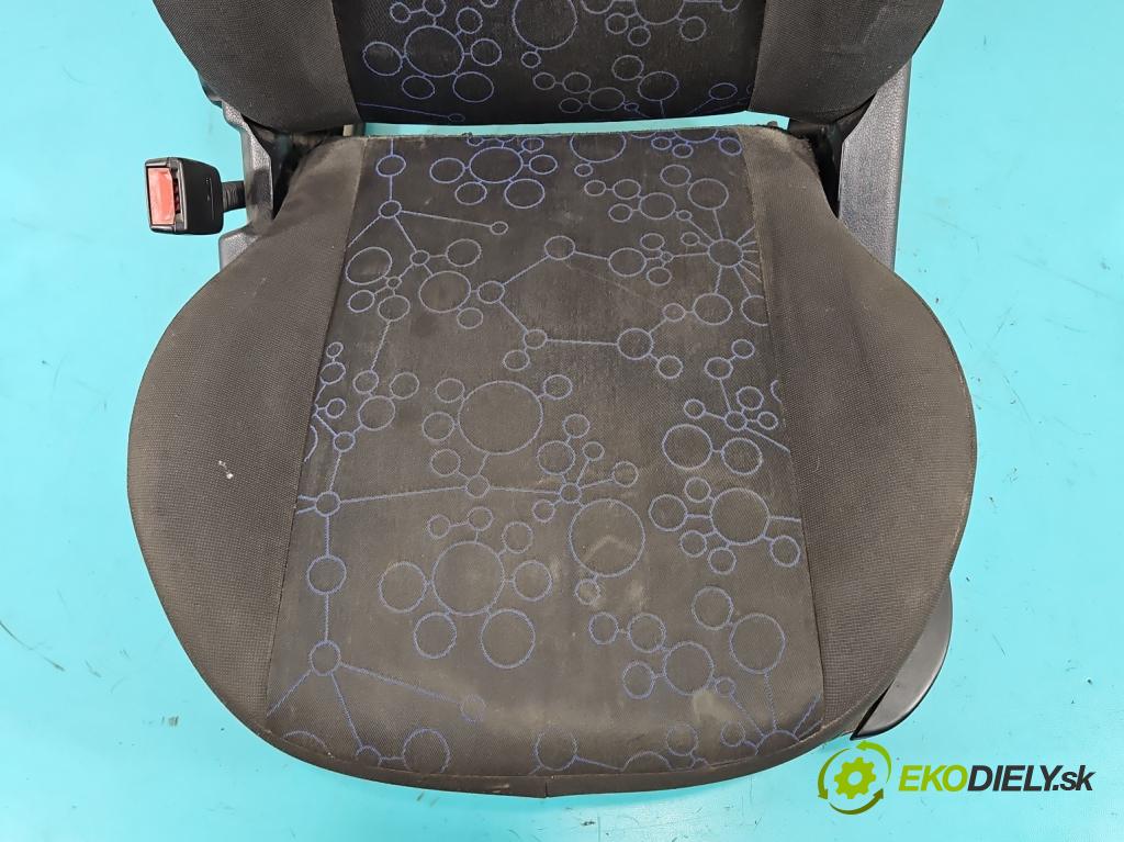 Ford Fiesta Mk6 2002-2008 1.4 tdci 68 HP manual 50 kW 1399 cm3 5- Sedačka ľavý  (Sedadlo)