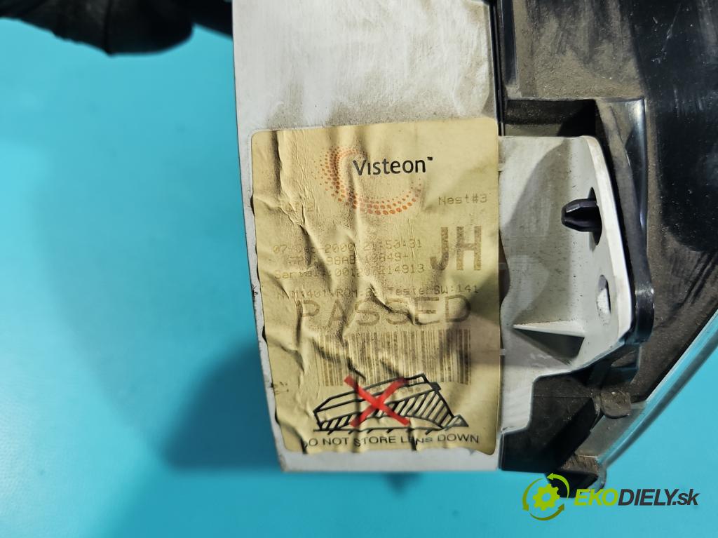 Ford Focus Mk1 1998-2004 1.6 16v 101 HP manual 74 kW 1596 cm3 5- prístrojovka/ budíky 98AP-10841-BC (Prístrojová doska)