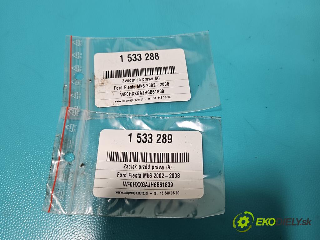 Ford Fiesta Mk6 2002-2008 1.4 tdci 68 hp manual 50 kW 1399 cm3 5- náboj pravé  (Náboj kola)