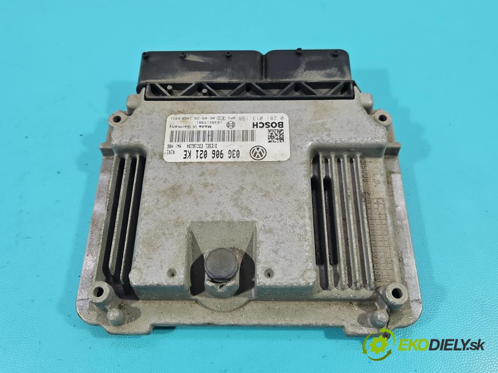 Vw Touran I 2003-2015 2.0 TDI 136 HP manual 100 kW 1968 cm3 5- riadiaca jednotka motora 03G906021KE