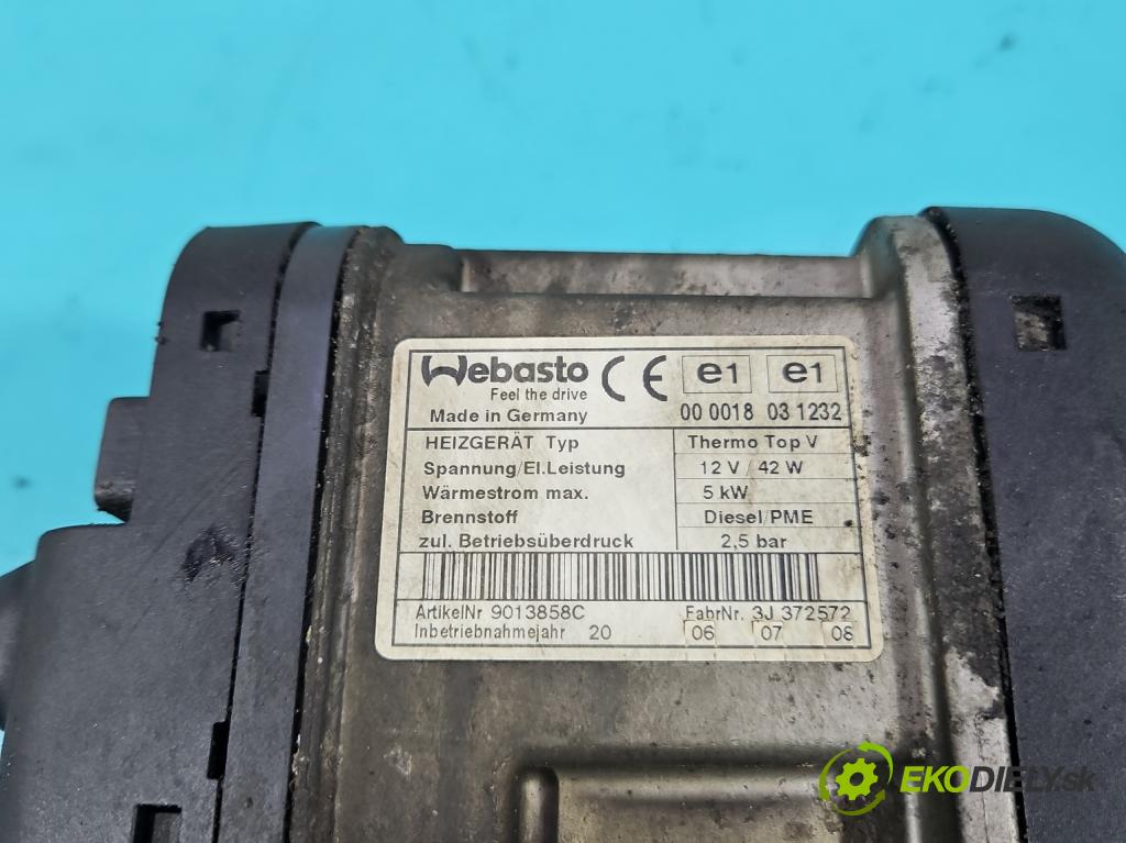 Vw Touran I 2003-2015 2.0 TDI 136 HP manual 100 kW 1968 cm3 5- Webasto 1K0815065AF (Webasto (nezávislé kúrenie))