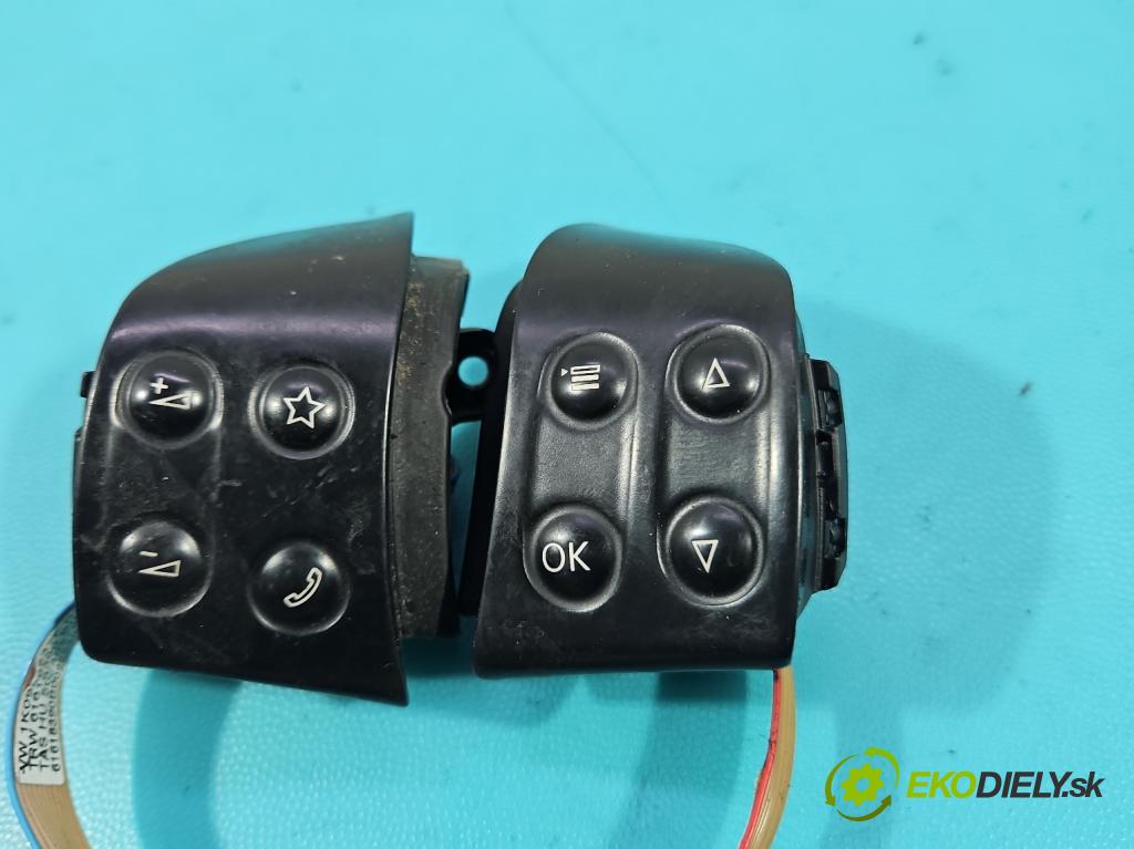 Vw Touran I 2003-2015 2.0 TDI 136 HP manual 100 kW 1968 cm3 5- prepínač multifunkční: řízení: 1P0959542 (Prepínacie páčky pod volantom)