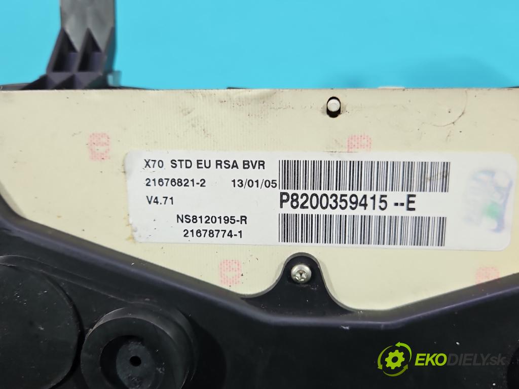 Renault Master II 1998-2010 2.5 dci 99 HP manual 73 kW 2463 cm3 5- prístrojovka/ budíky P8200359415 (Prístrojová doska)